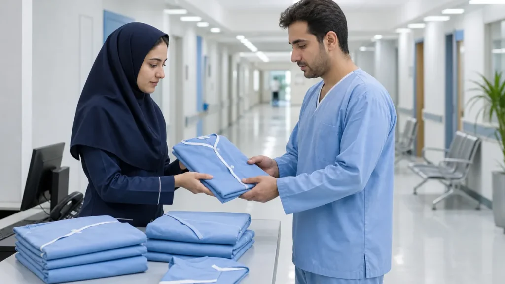 تترون مناسب لباس بیمار با طراحی ماندگار