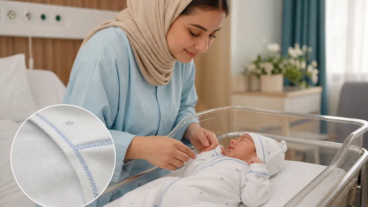نرمی بهترین لباس برای بیمارستان نوزاد