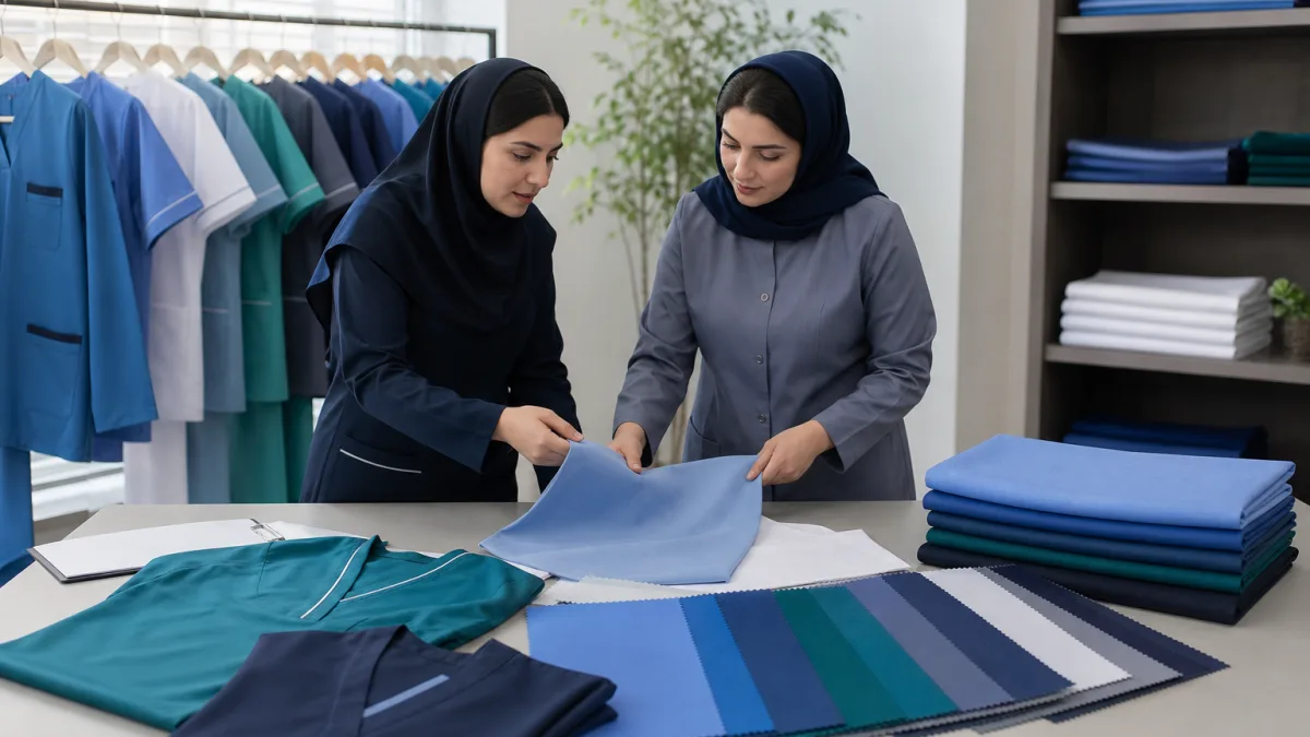 سفارش عمده لباس بیمارستانی با ساخت استاندارد